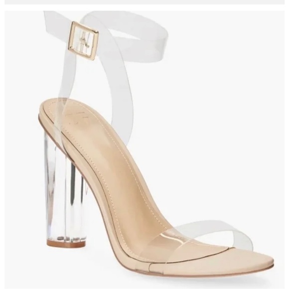 Transparent Heeled Sandals - Size 7 - Picture 3 of 5